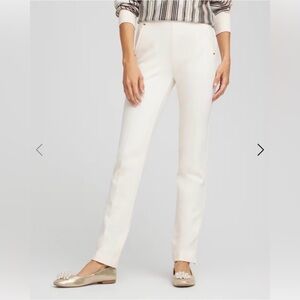 Chicos Juliet Slim Trim Detail Pants So Slimming 360 Sz 0.5 Us Sz 6 NWT $89